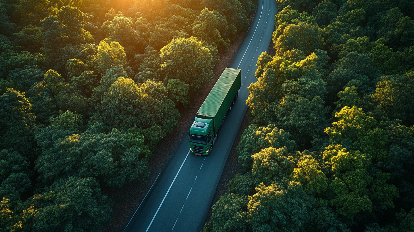 Multi-modal transport truck for supply chain logistics