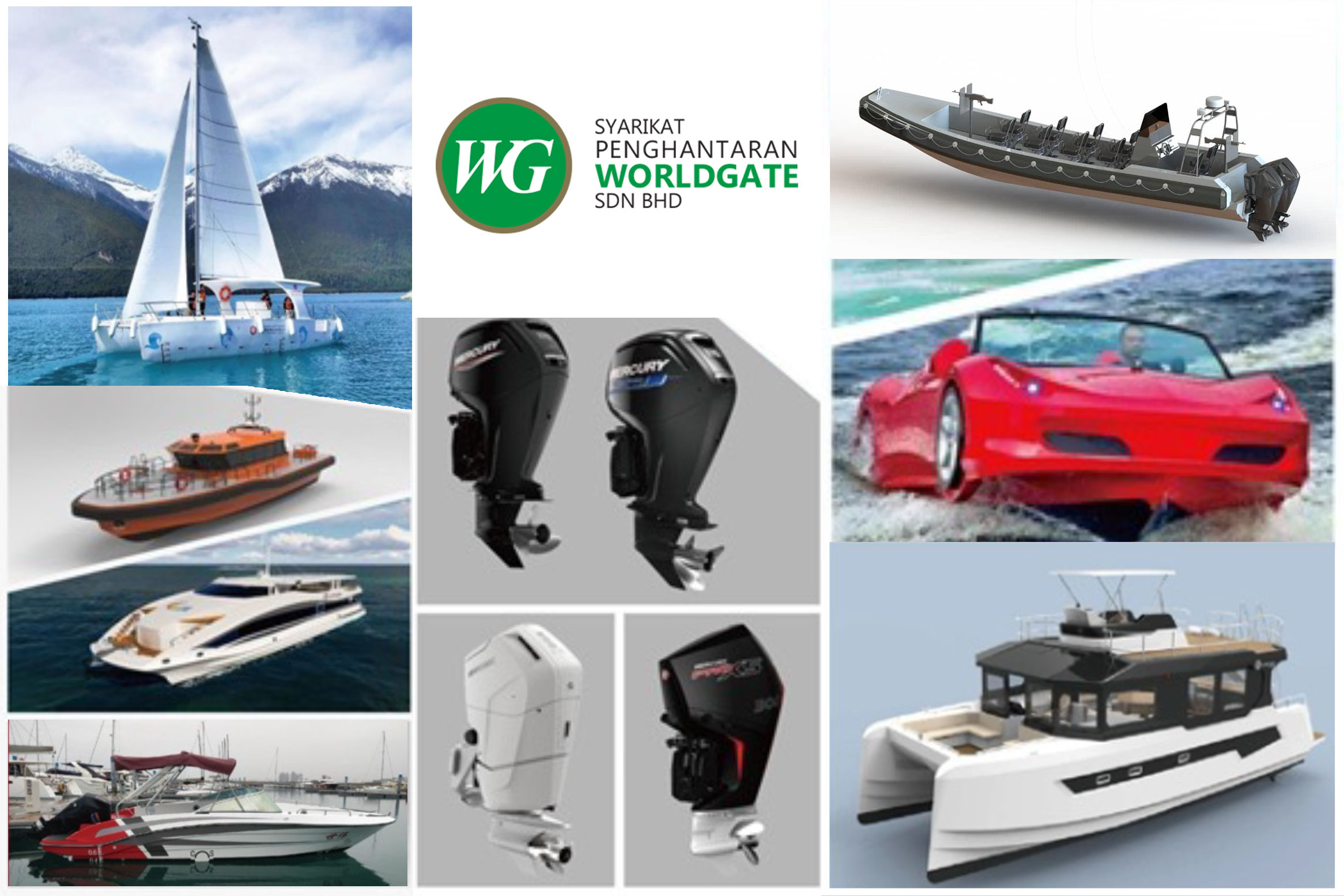 Boat repair and maintenance services at shipyard